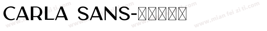 carla sans字体转换